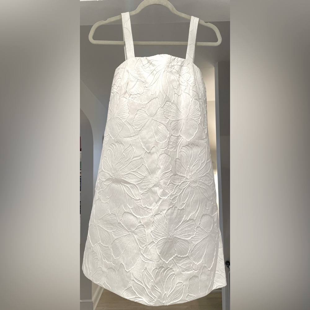 J.Crew White Flower Sundress